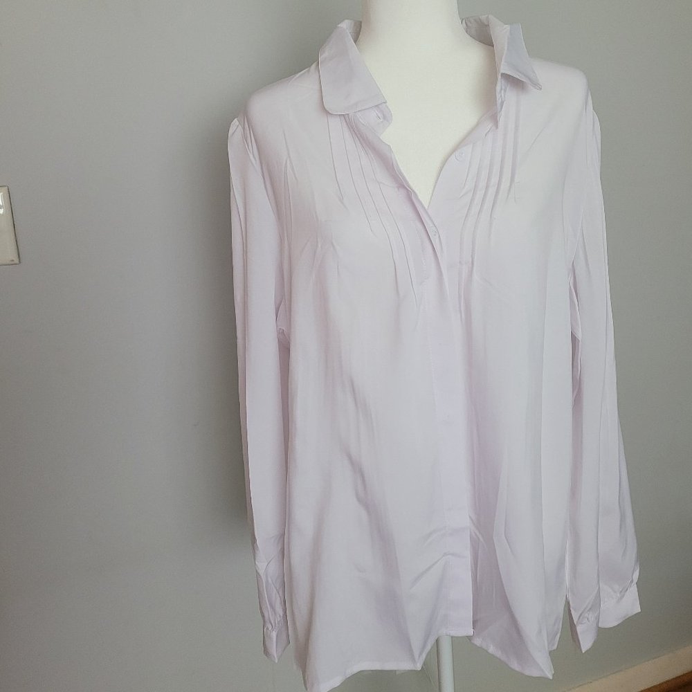 White Measeor Blouse Women Size-XXL